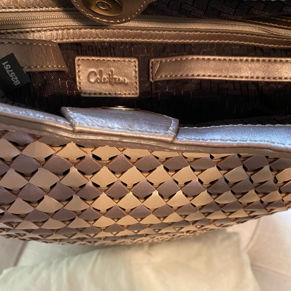 ✨Cole Haan✨FLASH SALE!!!✨NWT!✨Genevieve RARE! Weave Bag - Picture 14 of 15